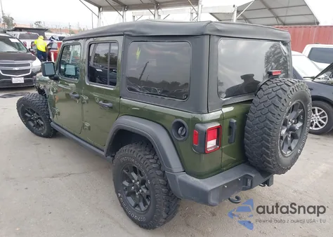 2021 Jeep Wrangler Unlimited Willys 4X4 from USA, damaged, VIN 1C4HJXDN3MW739882